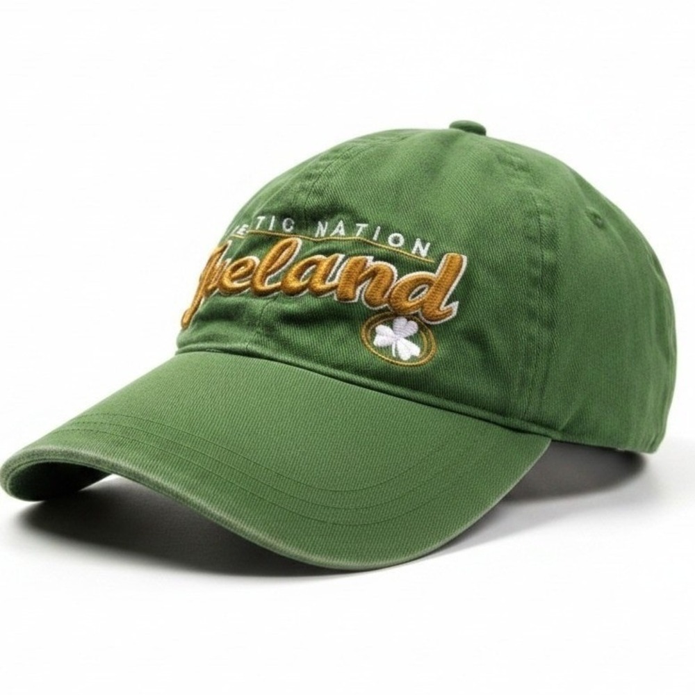 Lansdowne Celtic Nation Ireland Hat 59cm Adjustable Unisex Green Basketball  Cap